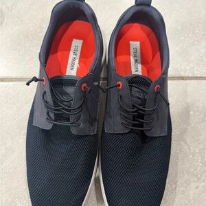 Steve Madden Men's Black and Red Sneakers